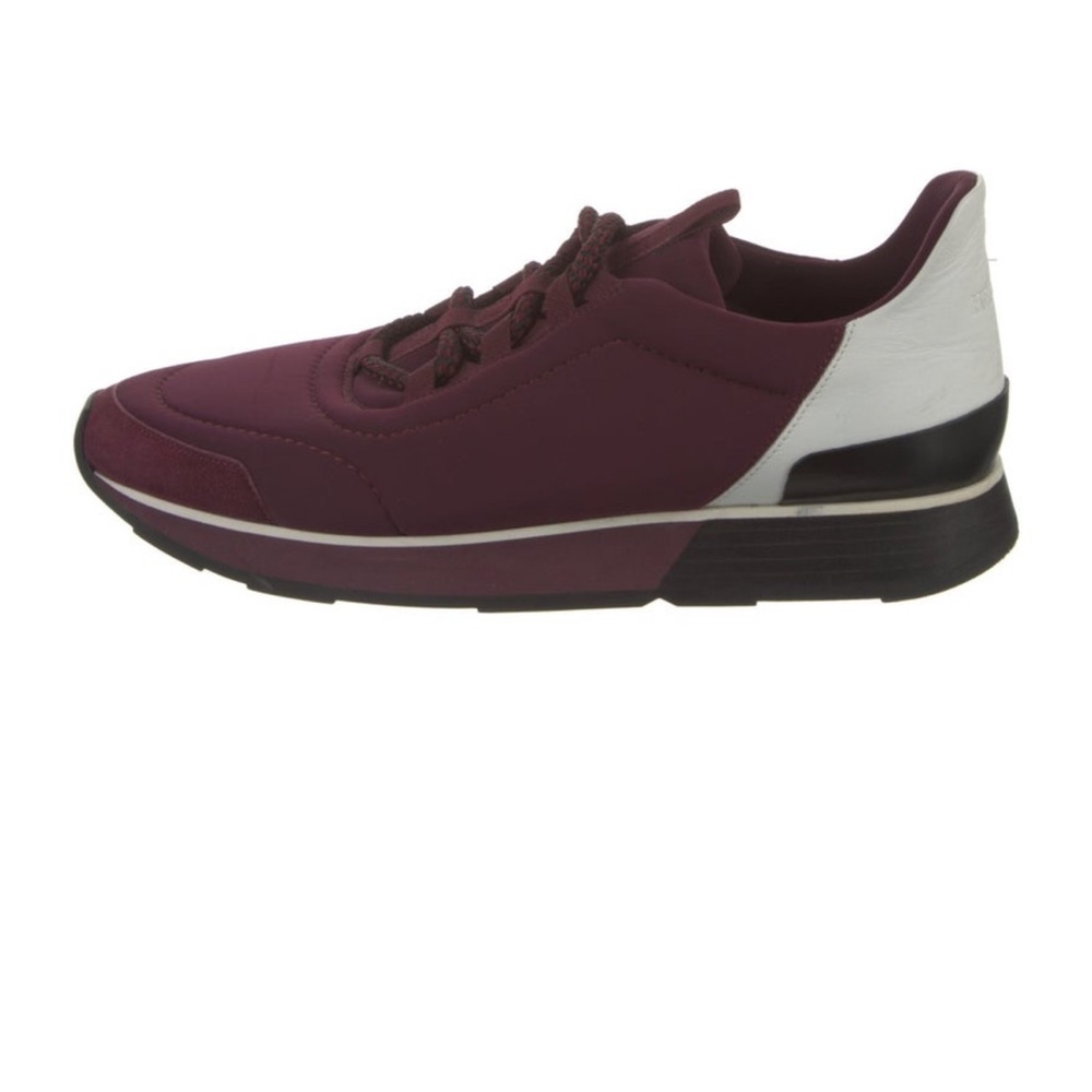 Hermes Women's Burgundy and white Sneakers